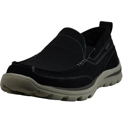 Skechers Men's X Wide Slippers, Black Blk, 39 EU Skechers Men's X Wide Slippers, Black Blk, 39 EU