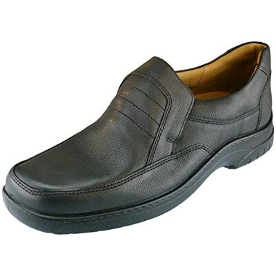Jomos Men's Feetback Loafers, Black (Schwarz 44-000), 8 UK Jomos Men's Feetback Loafers, Black (Schwarz 44-000), 8 UK