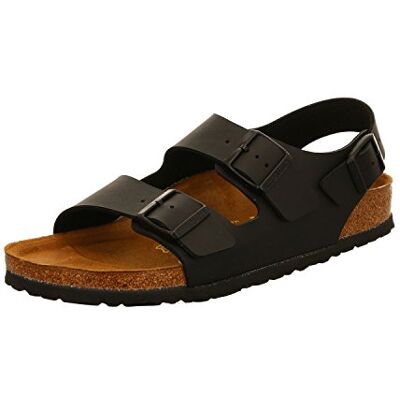 Birkenstock Milano, Unisex Adults' Sandals, Black (Schwarz), 5 UK (38 EU) Birkenstock Milano, Unisex Adults' Sandals, Black (Schwarz), 5 UK (38 EU)