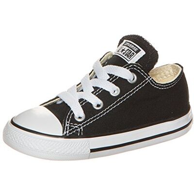 Converse Unisex Children's Ctas-ox-black-infant Fitness Shoes, Black, 23 EU Converse Unisex Children's Ctas-ox-black-infant Fitness Shoes, Black, 23 EU