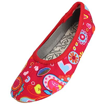 Beck Girls' Fantasy Gymnastics Shoes, Red (07), 9 UK Child Beck Girls' Fantasy Gymnastics Shoes, Red (07), 9 UK Child