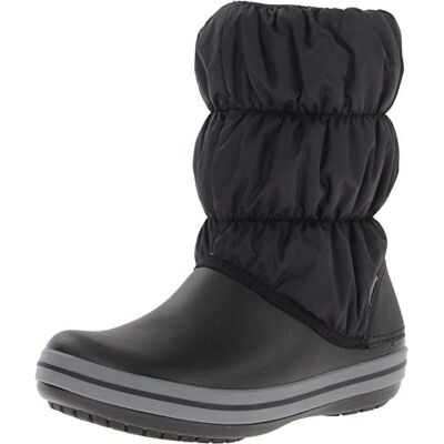 Crocs Women's Winter Puff Boots Snow Boots, Blue Jean/Blue Jean Black - Crocs Women's Winter Puff Boots Snow Boots, Blue Jean/Blue Jean Black -