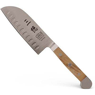 Güde Santoku Messer Kulle Serie Alpha-Olive Länge: 14cm von Güde Santoku Messer Kulle Serie Alpha-Olive Länge: 14cm von