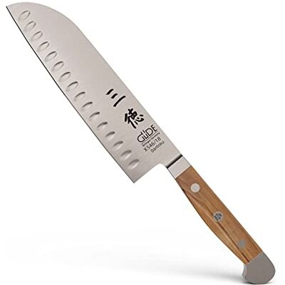 Güde Santoku Messer Kulle Serie Alpha-Olive Länge: 18cm von Güde Santoku Messer Kulle Serie Alpha-Olive Länge: 18cm von