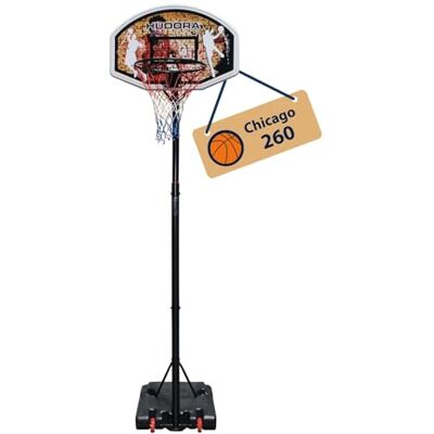 Hudora Unisex's Chicago Basketball Stand, Black, One Size Hudora Unisex's Chicago Basketball Stand, Black, One Size