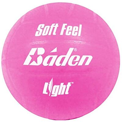 Baden Soft Feel Volley Ball, Pink, 5 Baden Soft Feel Volley Ball, Pink, 5