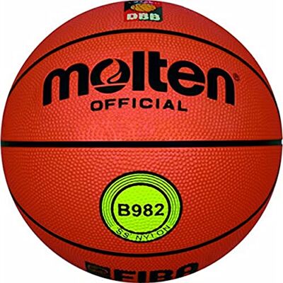 Molten Unisex's Basketball Ball B982/ B986/ B985 7, Orange, 7 Molten Unisex's Basketball Ball B982/ B986/ B985 7, Orange, 7