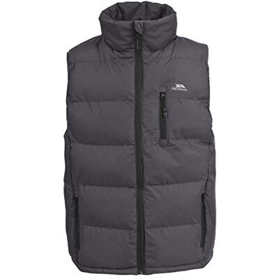 Trespass Clasp, Flint, L, Padded Warm Gilet for Men, Large, Grey Trespass Clasp, Flint, L, Padded Warm Gilet for Men, Large, Grey