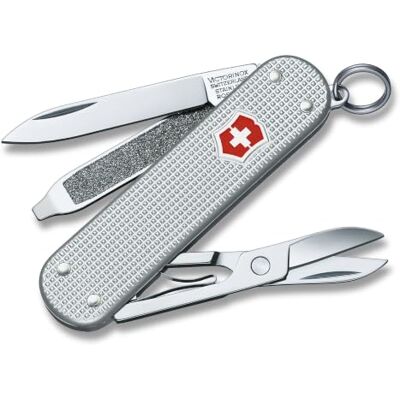 Victorinox Pocket Knife Classic Alox (5 functions, high quality Alox shells, scissors, lifetime warranty) silver Victorinox Pocket Knife Classic Alox (5 functions, high quality Alox shells, scissors, lifetime warranty) silver