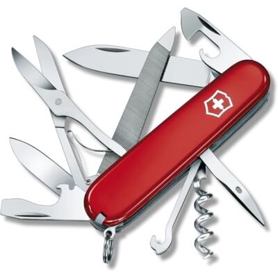 Victorinox Army Knife Mountaineer Multifunctional Tool Red, One Size Victorinox Army Knife Mountaineer Multifunctional Tool Red, One Size