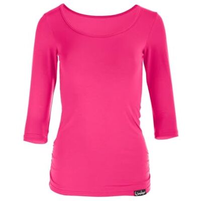 WINSHAPE Women's Fitness Yoga Pilates 3/4-Sleeved Shirt WS4, pink, s WINSHAPE Women's Fitness Yoga Pilates 3/4-Sleeved Shirt WS4, pink, s