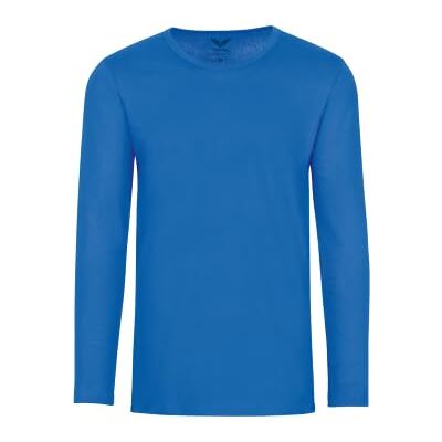 Trigema Women's long-sleeved shirt, electric blue, s Trigema Women's long-sleeved shirt, electric blue, s