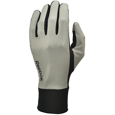 Reebok Reflective Running Gloves, Small Reebok Reflective Running Gloves, Small