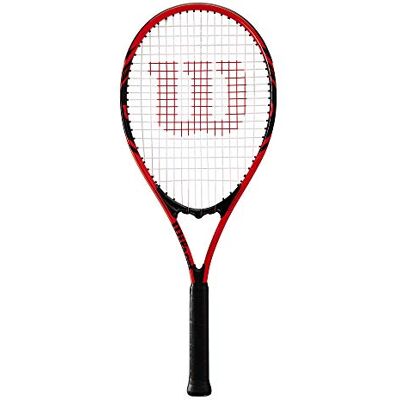 Wilson SALOMON Unisex's Federer Tennis Racket-Red, Size 3 Wilson SALOMON Unisex's Federer Tennis Racket-Red, Size 3