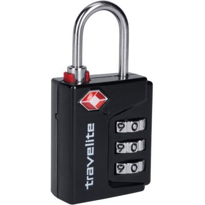 travelite 26-01 TSA Combination Lock Black, black, Einheitsgröße travelite 26-01 TSA Combination Lock Black, black, Einheitsgröße