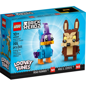 LEGO Brickheadz Looney Tunes Road Runner og Wile E. Coyote Sæt 40559 LEGO Brickheadz Looney Tunes Road Runner og Wile E. Coyote Sæt 40559