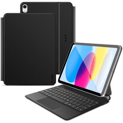 Tech-Protect SmartCase Magnetic-cover med tastatur til iPad 10.9'' (2022) / iPad 11'' (2025) Black Tech-Protect SmartCase Magnetic-cover med tastatur til iPad 10.9'' (2022) / iPad 11'' (2025) Black