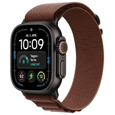 Apple Watch Ultra 4 (2026) 5G 49mm Black Titanium Case med Burgundy Alpine Loop M Apple Watch Ultra 4 (2026) 5G 49mm Black Titanium Case med Burgundy Alpine Loop M