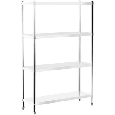 Stålreol - 120 x 40 x 180 cm - Royal Catering - 200 kg RCER-12040 Stålreol - 120 x 40 x 180 cm - Royal Catering - 200 kg RCER-12040