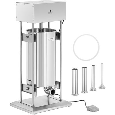 Pølsestopper - 25 l - elektrisk - inkl. 4 pølsetragte - Royal Catering RCSS-025E Pølsestopper - 25 l - elektrisk - inkl. 4 pølsetragte - Royal Catering RCSS-025E