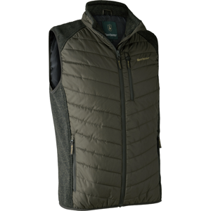 Deerhunter – Moor Vatteret Vest Med Strik Herre Timber L Deerhunter – Moor Vatteret Vest Med Strik Herre Timber L