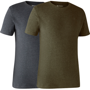 Deerhunter – Basis 2-Pak T-Shirt Herre Adventure Green Melange XL Deerhunter – Basis 2-Pak T-Shirt Herre Adventure Green Melange XL
