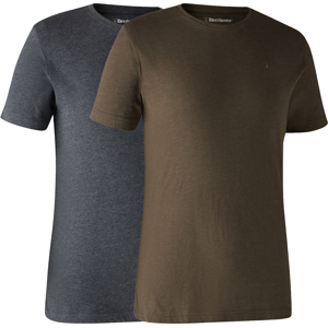 Deerhunter – Basis 2-Pak T-Shirt Herre Brown Leaf Melange S Deerhunter – Basis 2-Pak T-Shirt Herre Brown Leaf Melange S