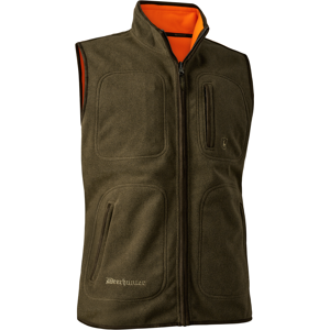 Deerhunter – Gamekeeper Vendbar Fleece Vest Herre Safety Orange XS Deerhunter – Gamekeeper Vendbar Fleece Vest Herre Safety Orange XS