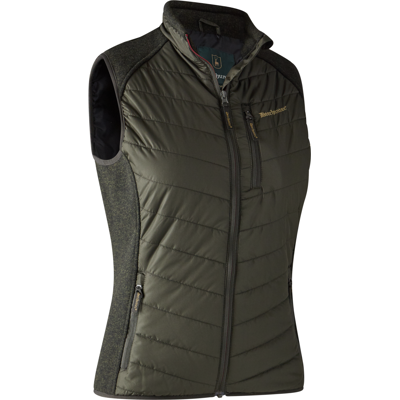 Deerhunter – Lady Caroline Vatteret Vest Med Strik Dame Timber 38 Deerhunter – Lady Caroline Vatteret Vest Med Strik Dame Timber 38