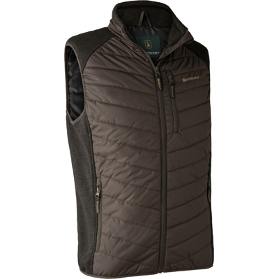 Deerhunter – Moor Vatteret Vest Med Strik Herre Brown Leaf XXL Deerhunter – Moor Vatteret Vest Med Strik Herre Brown Leaf XXL