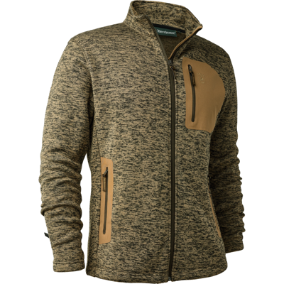 Deerhunter – Sarek Strikjakke Herre Butternut Melange L Deerhunter – Sarek Strikjakke Herre Butternut Melange L