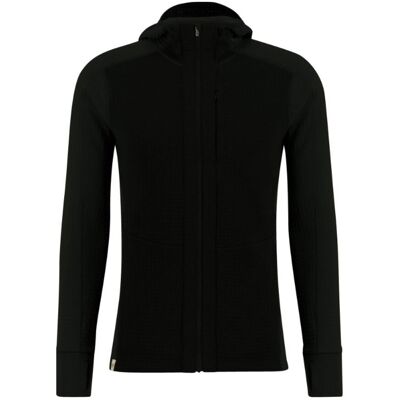 Ulvang – Peak Field Hooded Full Zip – Uldfleece Herre Black L Ulvang – Peak Field Hooded Full Zip – Uldfleece Herre Black L