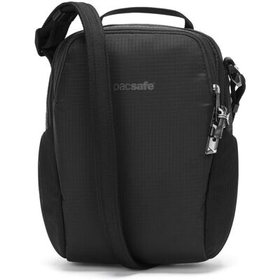 Pacsafe – Vibe 200 Crossbody Jet Black – Skuldertaske 7,5l Jet Black 7,5 liter Pacsafe – Vibe 200 Crossbody Jet Black – Skuldertaske 7,5l Jet Black 7,5 liter