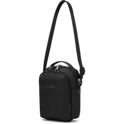 Pacsafe – V Anti-Theft Companion Crossbody Jet Black – Skuldertaske 5l Jet Black 5L Pacsafe – V Anti-Theft Companion Crossbody Jet Black – Skuldertaske 5l Jet Black 5L