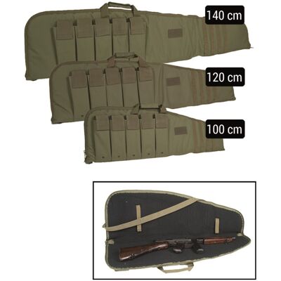 Mil-Tec – Rifle Case With Strap Od – Grøn Riffeltaske OD 120 CM Mil-Tec – Rifle Case With Strap Od – Grøn Riffeltaske OD 120 CM
