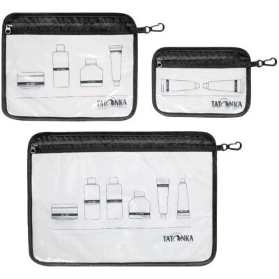 Tatonka – Zip Flight Bag Set – Toilettaske Til Flyrejser Black Tatonka – Zip Flight Bag Set – Toilettaske Til Flyrejser Black