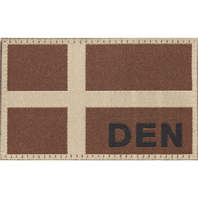 Dannebrog Patch Brun - Clawgear Dannebrog Patch Brun - Clawgear