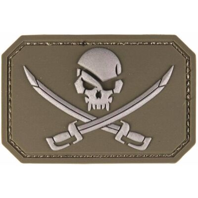 Od Pvc Skull W.Swords - Mil-Tec Od Pvc Skull W.Swords - Mil-Tec
