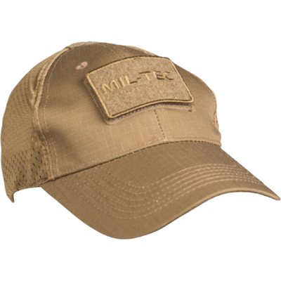 Militær Kasket Dark Coyote Net Baseball Cap - Mil-Tec Dark Coyote Militær Kasket Dark Coyote Net Baseball Cap - Mil-Tec Dark Coyote
