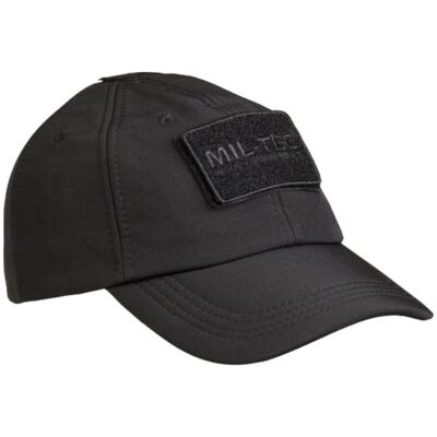 Mil-Tec – Softshell Baseball Cap Black – Softshell Kasket Black Mil-Tec – Softshell Baseball Cap Black – Softshell Kasket Black