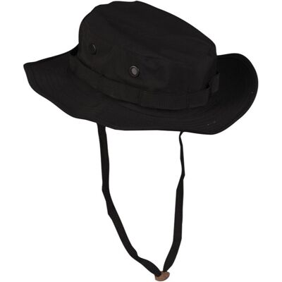 Mil-Tec – Us Gi Boonie Hat Trilaminat Black – Sort Bøllehat Black L Mil-Tec – Us Gi Boonie Hat Trilaminat Black – Sort Bøllehat Black L