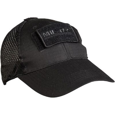 Mil-Tec – Net Baseball Cap Black – Sort Net Kasket Black Mil-Tec – Net Baseball Cap Black – Sort Net Kasket Black