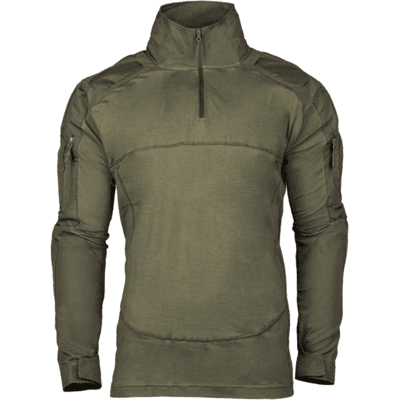Wolf Tactical Grøn Kampskjorte Od Combat Shirt Chimera - Mil-Tec XL Wolf Tactical Grøn Kampskjorte Od Combat Shirt Chimera - Mil-Tec XL