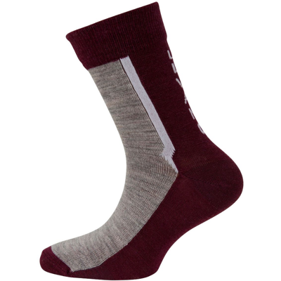 Ulvang – Ultra Junior 2 Pk – Uldstrømper Børn Fig/Grey Melange 34-36 Ulvang – Ultra Junior 2 Pk – Uldstrømper Børn Fig/Grey Melange 34-36