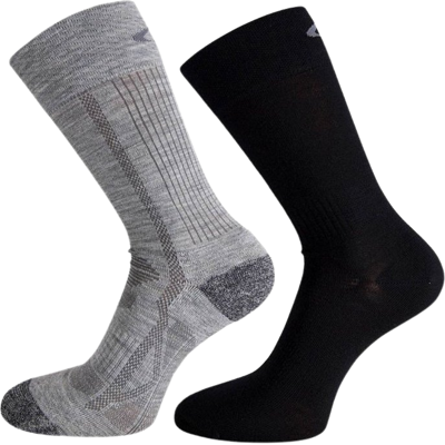Ulvang – Outdoor 2pk – Super Sokker + Liner Sokker Black/Charcoal Melange 46-48 Ulvang – Outdoor 2pk – Super Sokker + Liner Sokker Black/Charcoal Melange 46-48
