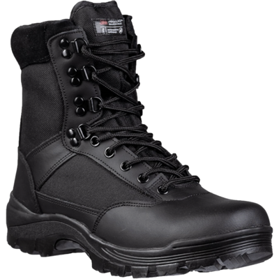 Mil-Tec – Tactical Boots – Sorte Støvler Med Ykk Lynlås Black 7 Mil-Tec – Tactical Boots – Sorte Støvler Med Ykk Lynlås Black 7