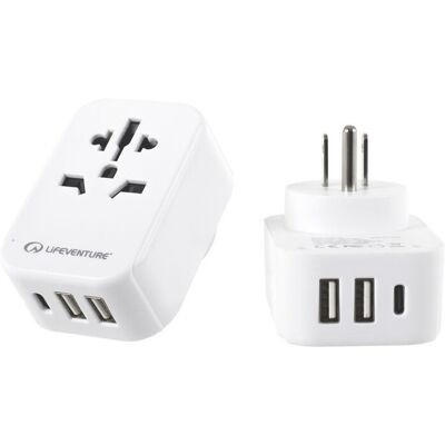 lifeventure Rejseadaptor Usa Adaptor + Usb lifeventure Rejseadaptor Usa Adaptor + Usb