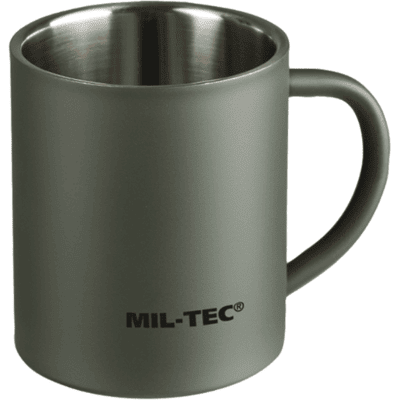 Mil-Tec 300-450ml Isoleret Krus - Holdbart Udendørs Rustfrit Stål Mil-Tec 300-450ml Isoleret Krus - Holdbart Udendørs Rustfrit Stål