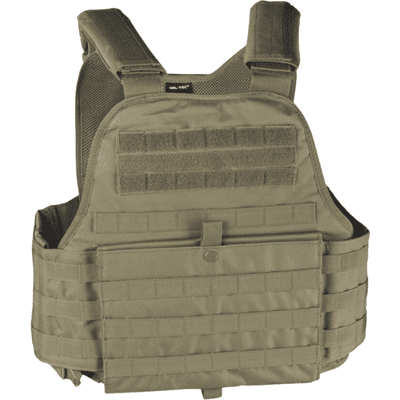 Grøn Vægtvest Til Træning Plate Carrier Vest Od - Mil-Tec Grøn Vægtvest Til Træning Plate Carrier Vest Od - Mil-Tec