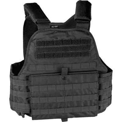 Sort Vægtvest Til Træning Black Plate Carrier Vest - Mil-Tec Sort Vægtvest Til Træning Black Plate Carrier Vest - Mil-Tec